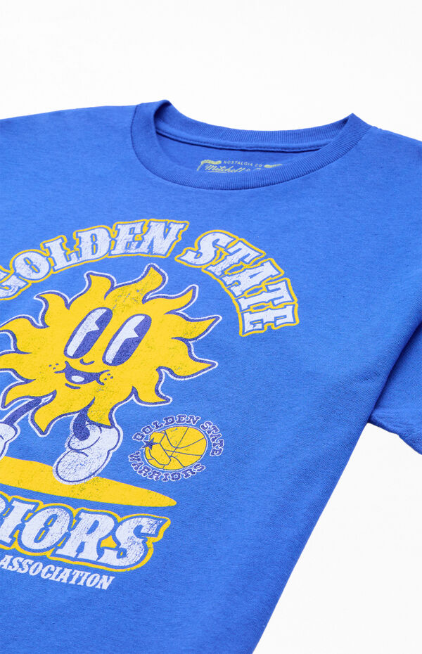 Mitchell & Ness Kids NBA Retro Mascot Warriors T-Shirt