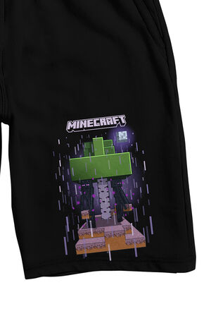 Black Pajama Shorts image number 2