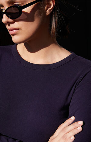 Navy Tori Thermal Long Sleeve Top image number 3