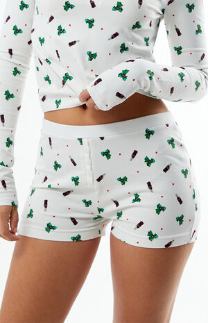 By PacSun Holiday Mini Brief Shorts image number 2