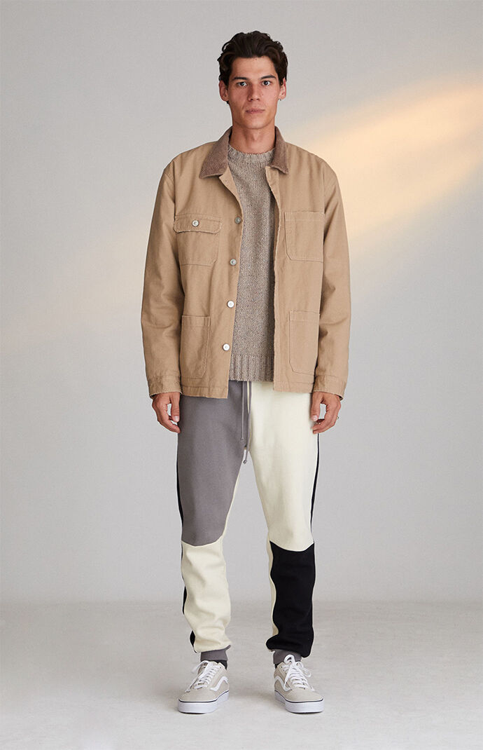 Men's color deals block sweatpants