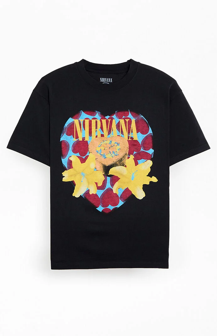 PacSun Nirvana Heart T-Shirt