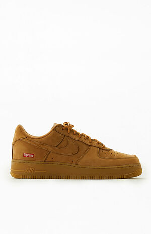 x Supreme Air Force 1 Wheat Shoes image number 1