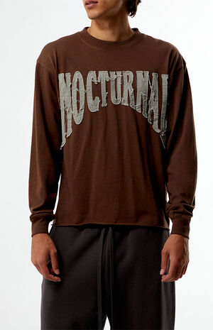 Nocturnal Cropped Long Sleeve T-Shirt image number 2