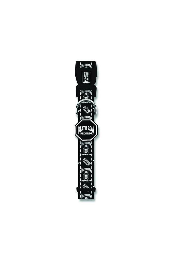 Fresh Pawz X Death Row Logo Collar In Black - Size Medium