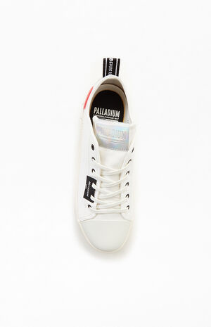 Women's White Revolt Low Textile Sneakers image number 5