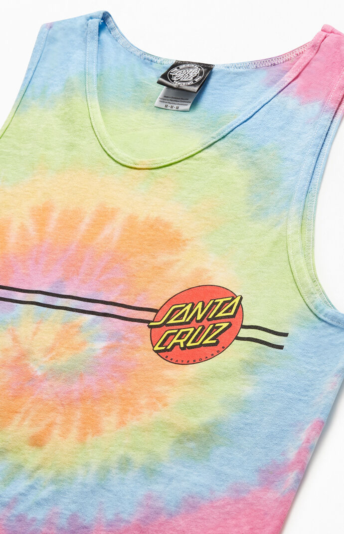 Tie-Dyed Classic Dot Tank Top