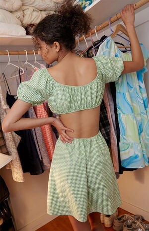 Double Cutout Fit & Flare Mini Dress image number 6