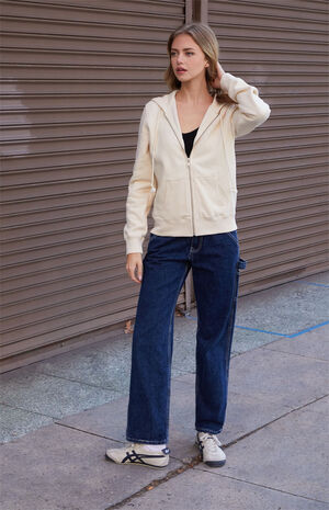 Off White Christy Full Zip Hoodie image number 4