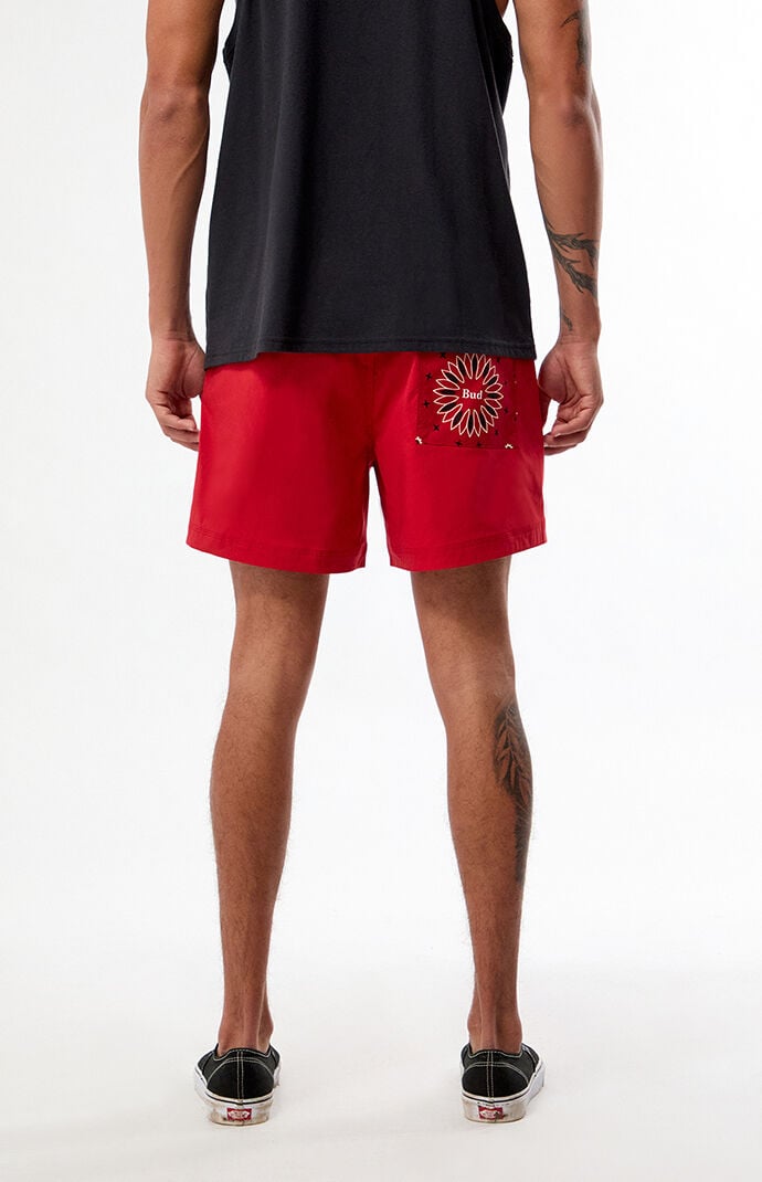 Budweiser by Pacsun Paisley Logo 5" Boardshorts
