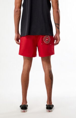 by Pacsun Paisley Logo 5" Boardshorts image number 4