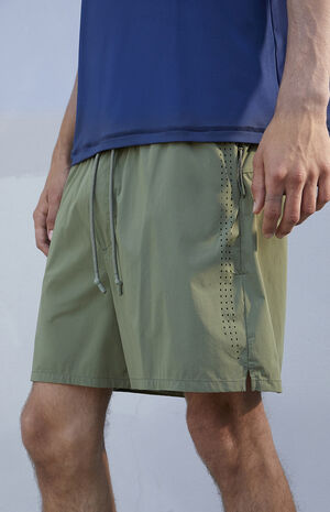Olive Active Running Shorts image number 3
