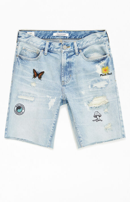 Light Denim Shorts