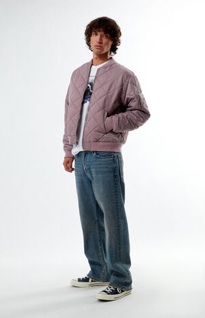 Quilted Bomber Jacket image number 4