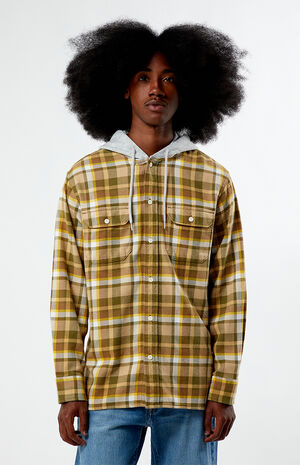 Hooded Classic Worker Shirt image number 1