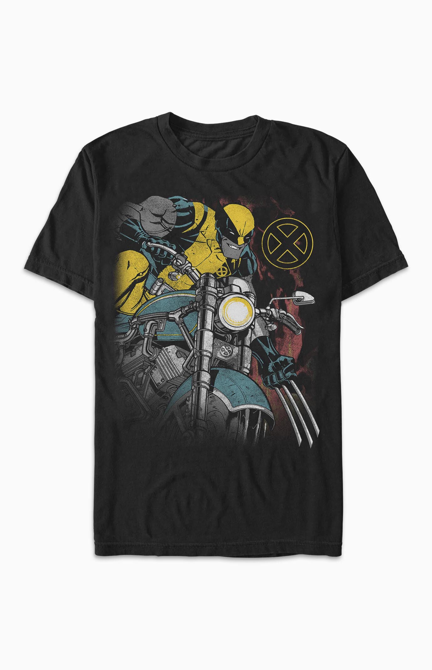  Marvel X-Men Wolverine Flames T-Shirt