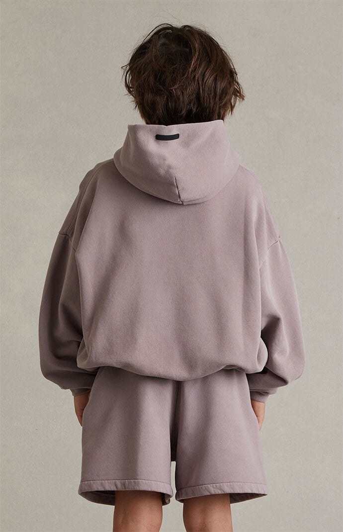 Fear of God ESSENTIALS Kids Faded Mauve Campus '90s Hoodie