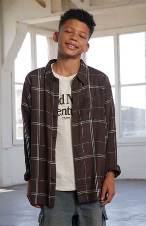 Plaid Flannel Long Sleeve Shirt image number 1