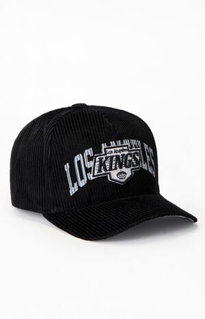 NHL LA Kings Corduroy Arch Stamp Pro Snapback Hat image number 1