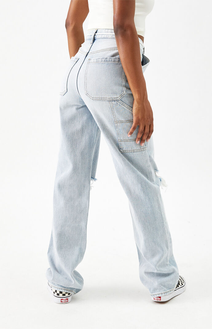 Light Blue '90s Boyfriend Carpenter Pants