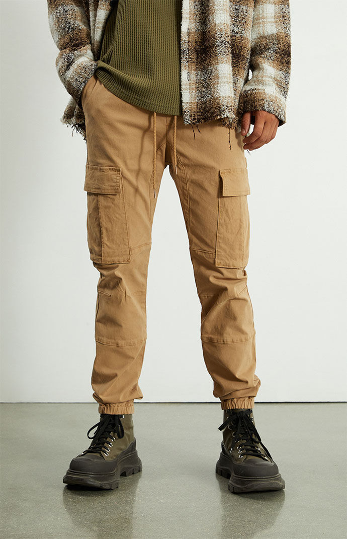 PacSun Khaki Slim Cargo Pants PacSun