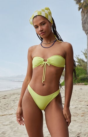Green Jessie Low Rise Cheeky Bikini Bottom image number 3