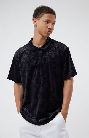 Velour Black Onyx Polo Shirt image number 1