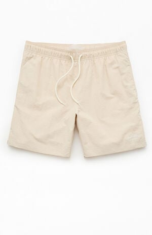 Oatmeal Collegiate 6.5" Swim Trunks image number 1