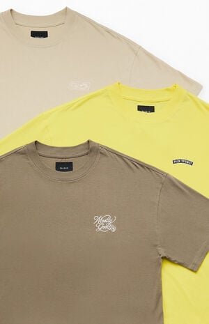 3 Pack Tonal Embroidered T-Shirts image number 3