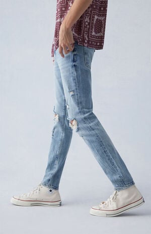 Comfort Stretch Indigo Skinny Jeans image number 3