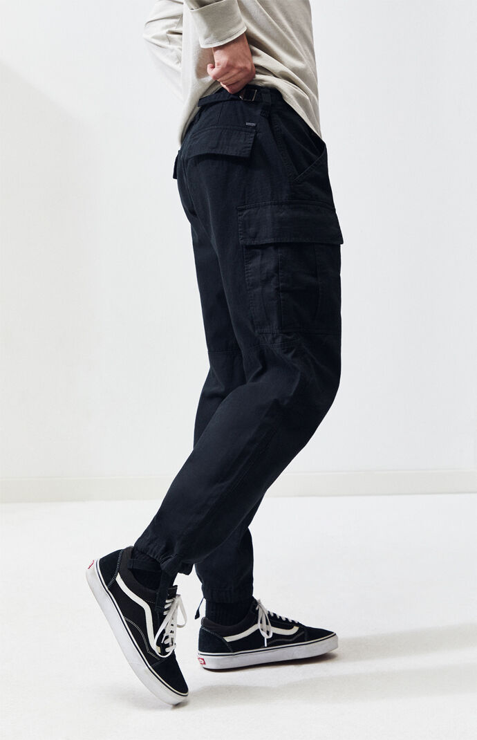 black cargo pants