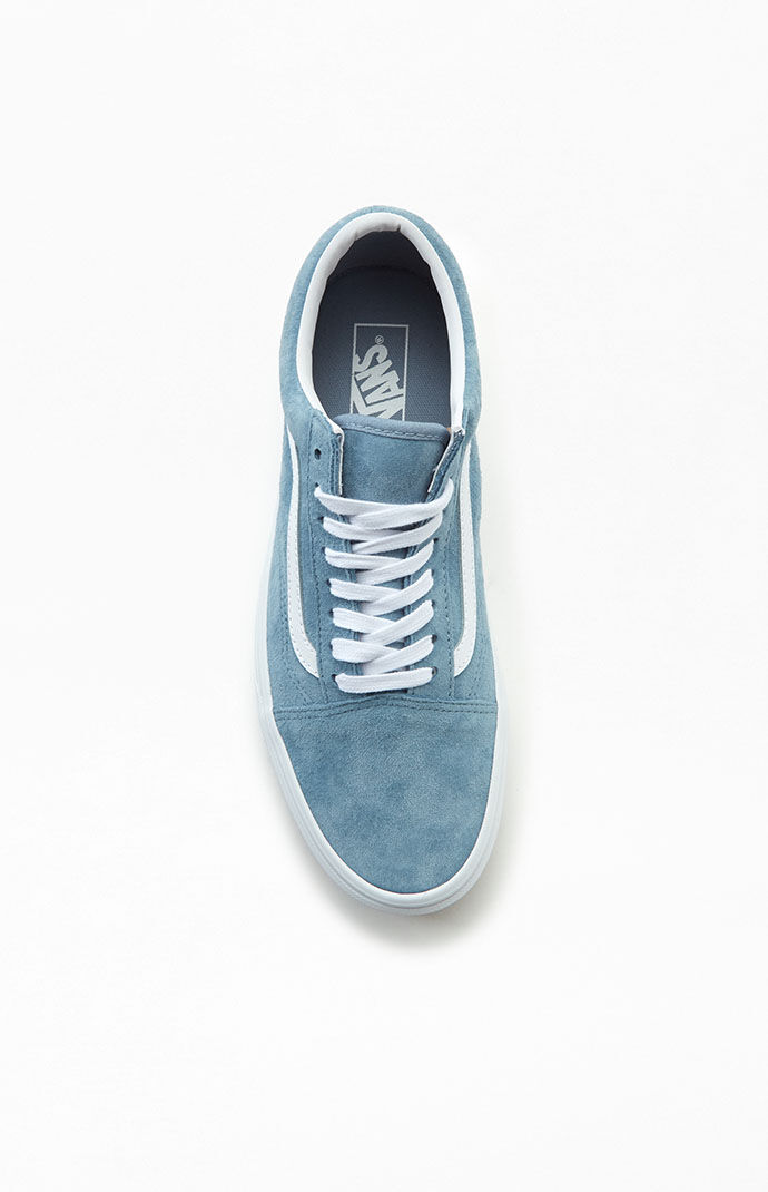 Light Blue UA Old Skool Pig Suede Shoes