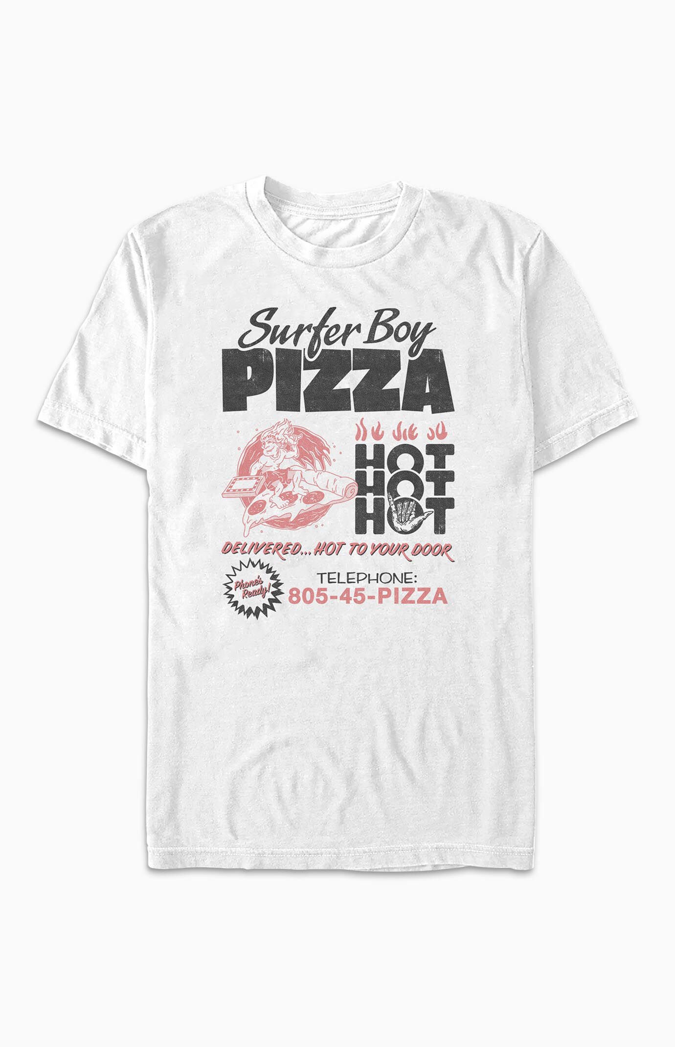 Stranger Things Surfer Boy Pizza T-Shirt