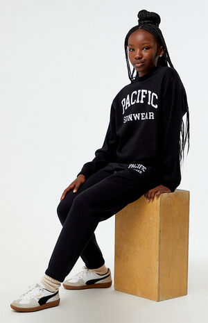 Black Pacific Sunwear Sweatpants image number 2