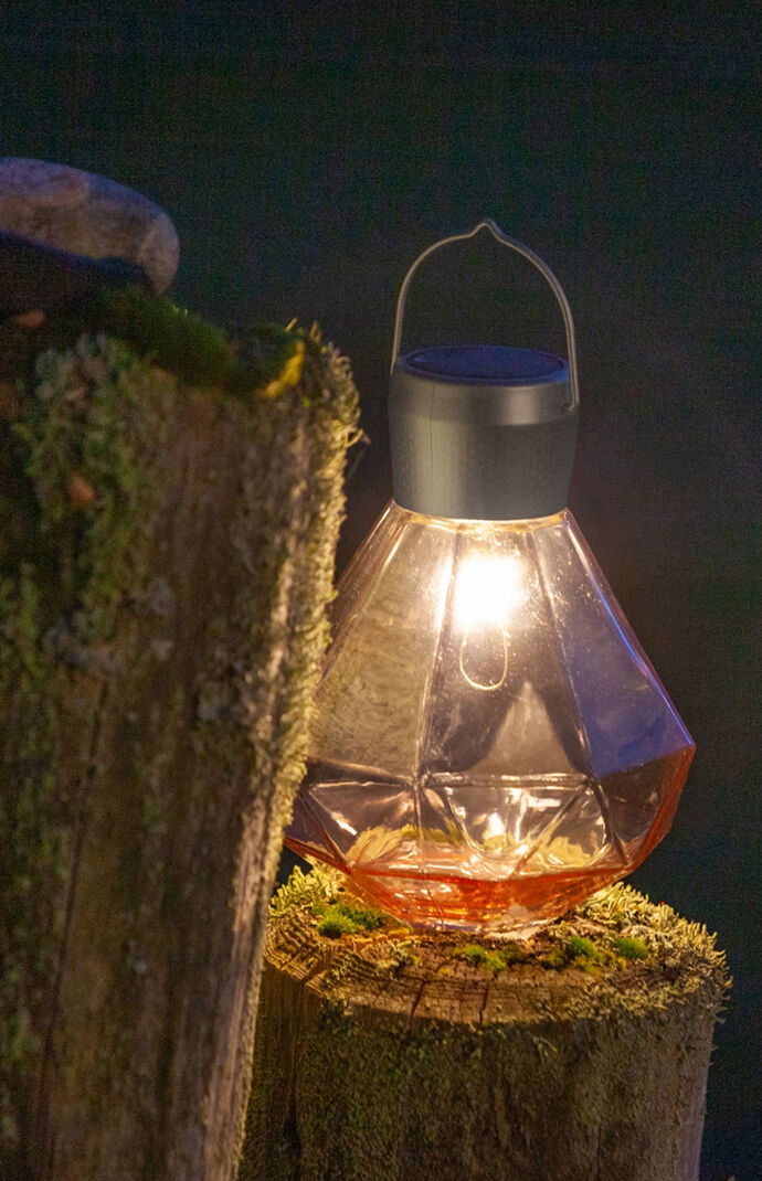 Rose Solar Gem Lantern