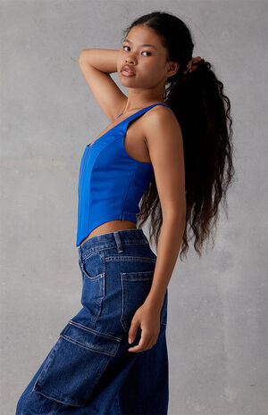 x PacSun Lune Corset Top image number 2