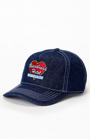 Heartbreak Hotel Denim Strapback Hat image number 2