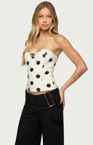Antonelle Polka Dot Corset image number 1