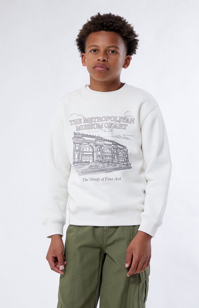 The Met x PacSun Kids Crew Neck Sweatshirt PacSun