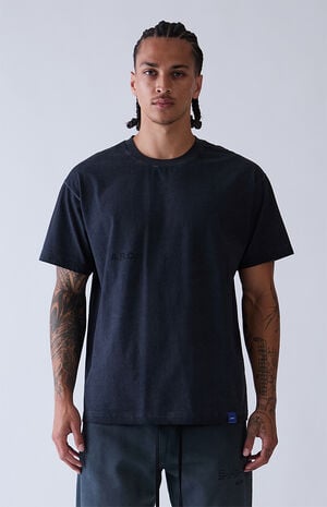Black Vintage Wash Heavyweight T-Shirt image number 2