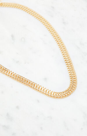 Chunky Chain Layered Necklace image number 2