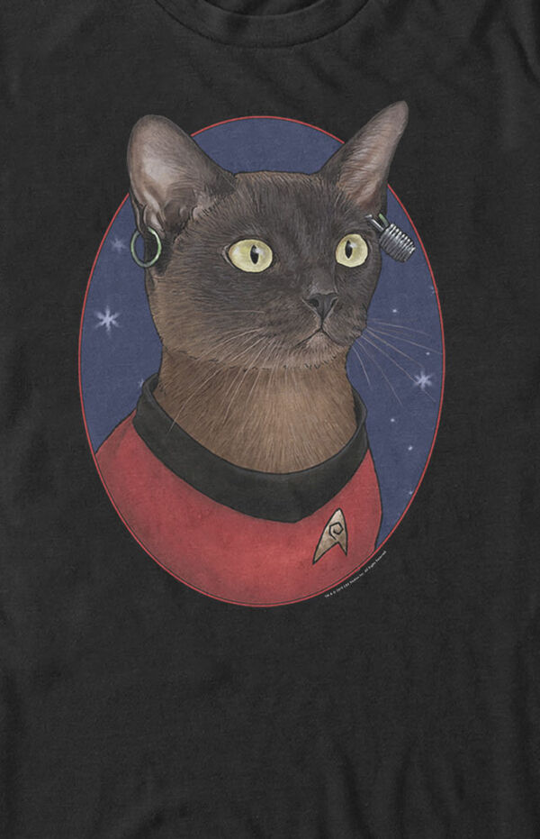 Star Trek Uhura Cat T-Shirt