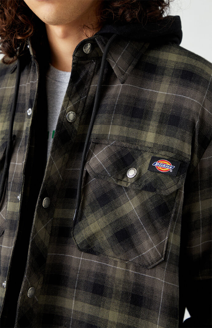 Hooded Flannel Shacket