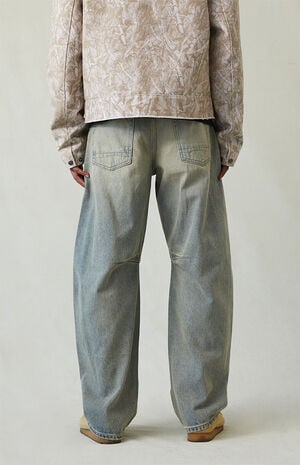 Mason Baggy Barrel Jeans Medium Blue Tinted image number 4