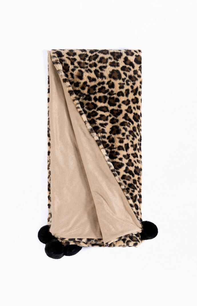 Jill Leopard Throw Blanket