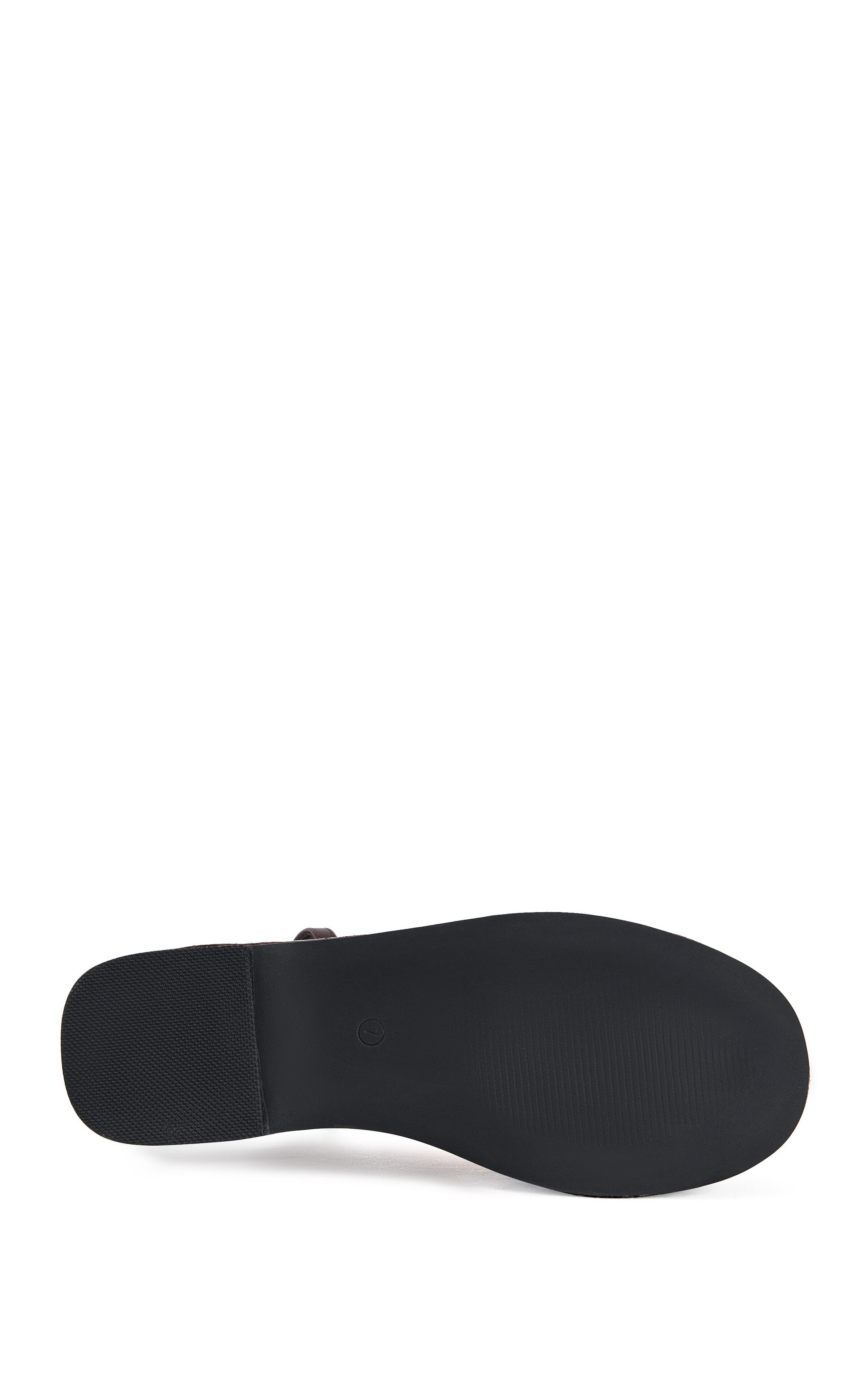 AZALEA WANG Women's Jenza Chocolate Platform Wedge Jelly Sandals