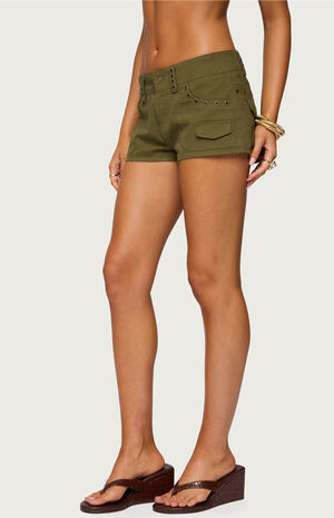 Hazen Grommet Low Rise Shorts image number 2