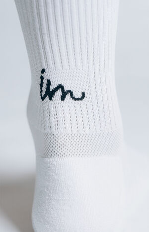 White System Crew Socks image number 4
