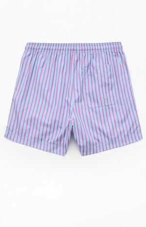 Vintage Striped 4.5" Swim Trunks image number 2