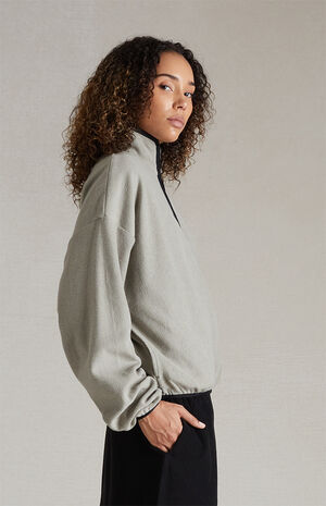 Women's Seal Reverse Fleece Half Zip Mock Neck Sweatshirt image number 3